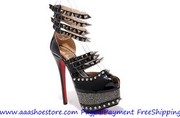 Wholesale Christian Louboutin Isolde Black 160mm Free shipping Paypal 