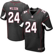 Wholesale Men's Nike Arizona Cardinals 24 Adrian Wilson Elite Black