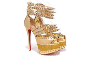 Christian Louboutin Isolde Gloden 160mm Free shipping paypal payment w