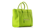 Celine Luggage Mini in Pony Calfskin Light Green Handbag Sale 