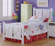 Kathryn White Bed for Girls